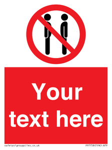 Custom prohibition not face to face